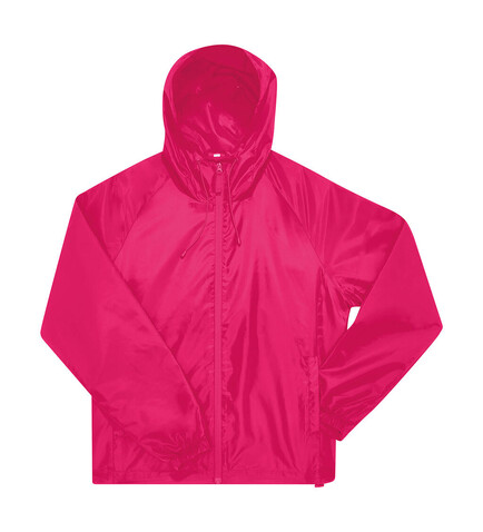 B &amp; C #Reset Windbreaker, Magenta Pink, XL bedrucken, Art.-Nr. 450424355