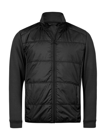 Tee Jays Hybrid-Stretch Jacket, Black/Black, 2XL bedrucken, Art.-Nr. 455541777