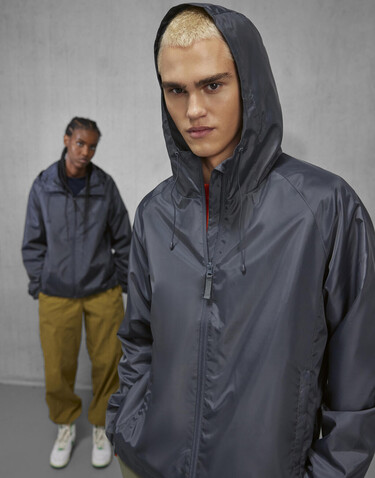 B &amp; C Reset Lined Windbreaker, Black, XL bedrucken, Art.-Nr. 457421015