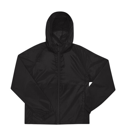 B &amp; C Reset Lined Windbreaker, Black, 4XL bedrucken, Art.-Nr. 457421018