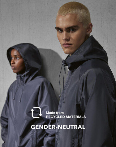 B &amp; C Reset Lined Windbreaker, Black, XS bedrucken, Art.-Nr. 457421011