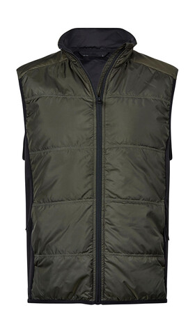 Tee Jays Hybrid-Stretch Bodywarmer, Navy/Navy, 3XL bedrucken, Art.-Nr. 457542518