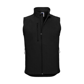 Russell Europe Softshell Gilet, Black, XS bedrucken, Art.-Nr. 459001012 Russell Europe Softshell Gilet, Black, XS bedrucken, Art.-Nr. 459001012