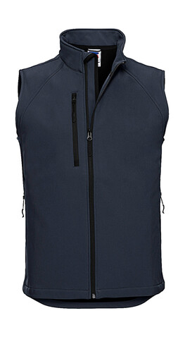 Russell Europe Softshell Gilet, French Navy, 2XL bedrucken, Art.-Nr. 459002017