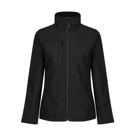 Regatta Women`s Octagon II Softshell, Black/Black, 10 (36) bedrucken, Art.-Nr. 459171523