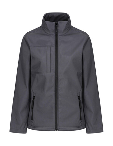 Regatta Women`s Octagon II Softshell, Seal Grey/Black, 16 (42) bedrucken, Art.-Nr. 459171586 Regatta Women`s Octagon II Softshell, Seal Grey/Black, 16 (42) bedrucken, Art.-Nr. 459171586