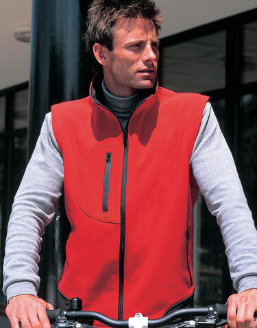 Result Softshell Bodywarmer, Black/Black, L bedrucken, Art.-Nr. 459331775