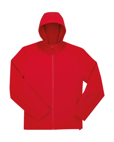 B & C Reset 3Lr Hooded Softshell, Red, S bedrucken, Art.-Nr. 460424002 B & C Reset 3Lr Hooded Softshell, Red, S bedrucken, Art.-Nr. 460424002