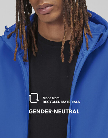 B &amp; C Reset 3Lr Hooded Softshell, Royal Blue, XS bedrucken, Art.-Nr. 460423001