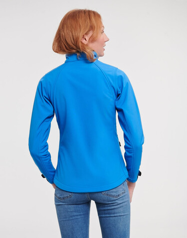 Russell Europe Ladies` Softshell Jacket, Titanium, XS (34) bedrucken, Art.-Nr. 462001392
