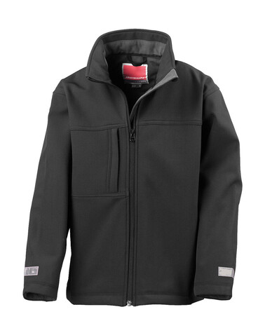 Result Junior/Youth Classic Soft Shell, Black, XL (11-12) bedrucken, Art.-Nr. 466331016