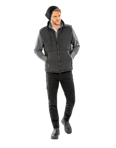 Result Windproof Bodywarmer, Black, 2XL bedrucken, Art.-Nr. 474331017