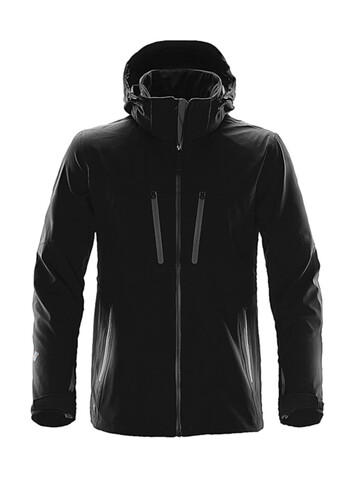 StormTech Patrol Softshell Jacket, Black/Carbon, S bedrucken, Art.-Nr. 477181723