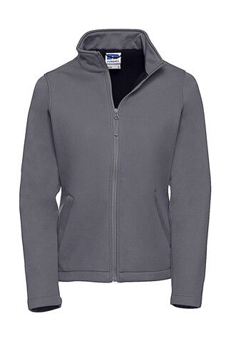 Russell Europe Ladies` Smart Softshell Jacket, Convoy Grey, M (38) bedrucken, Art.-Nr. 486001274 Russell Europe Ladies` Smart Softshell Jacket, Convoy Grey, M (38) bedrucken, Art.-Nr. 486001274