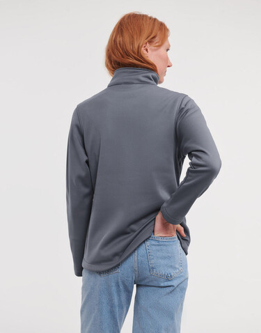 Russell Europe Ladies` Smart Softshell Jacket, Convoy Grey, XL (42) bedrucken, Art.-Nr. 486001276 Russell Europe Ladies` Smart Softshell Jacket, Convoy Grey, XL (42) bedrucken, Art.-Nr. 486001276