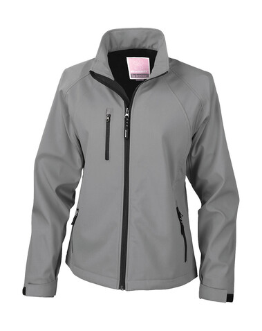 Result Ladies Base Layer Softshell, Silver Grey, 2XL bedrucken, Art.-Nr. 486331477