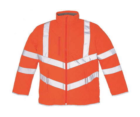 Yoko Fluo Kensington Jacket, Fluo Orange, 2XL bedrucken, Art.-Nr. 494774057