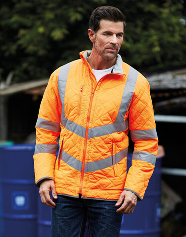 Yoko Fluo Kensington Jacket, Fluo Orange, M bedrucken, Art.-Nr. 494774054