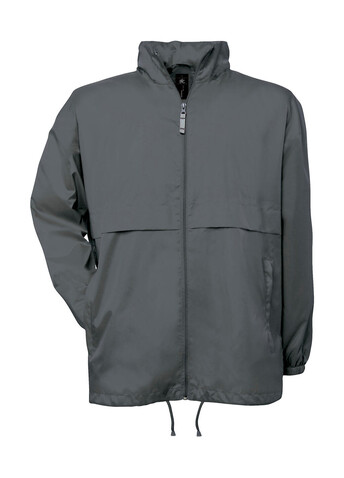B &amp; C Air Windbreaker, Dark Grey, L bedrucken, Art.-Nr. 495421285