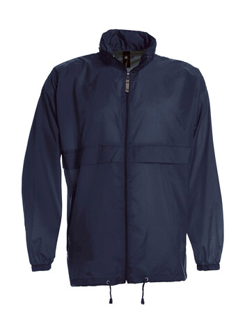 B &amp; C Sirocco Windbreaker, Navy, 2XL bedrucken, Art.-Nr. 496422007