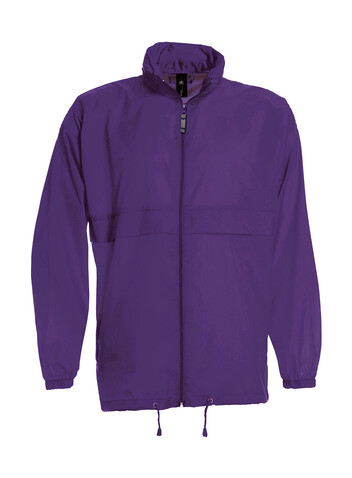 B &amp; C Sirocco Windbreaker, Purple, XL bedrucken, Art.-Nr. 496423496