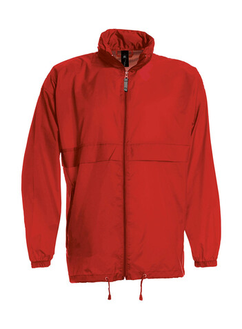 B &amp; C Sirocco Windbreaker, Red, S bedrucken, Art.-Nr. 496424003