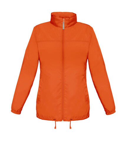 B &amp; C Sirocco/women Windbreaker, Orange, L bedrucken, Art.-Nr. 497424105
