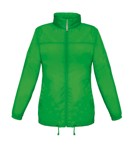 B &amp; C Sirocco/women Windbreaker, Real Green, XS bedrucken, Art.-Nr. 497425032
