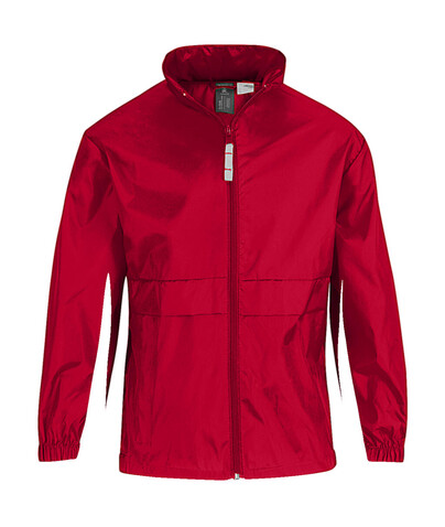 B & C Sirocco/kids Windbreaker, Red, 7/8 (122/128) bedrucken, Art.-Nr. 498424005 B & C Sirocco/kids Windbreaker, Red, 7/8 (122/128) bedrucken, Art.-Nr. 498424005