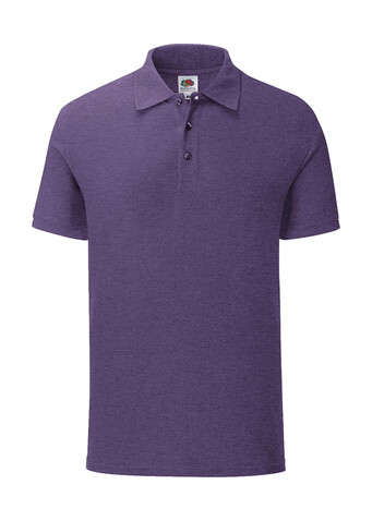 Fruit of the Loom Iconic Polo, Heather Purple, L bedrucken, Art.-Nr. 500013465