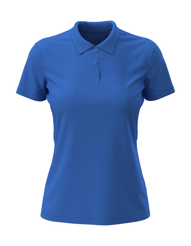 Stedman Lux Polo Women, Bright Royal, 2XL bedrucken, Art.-Nr. 500053067