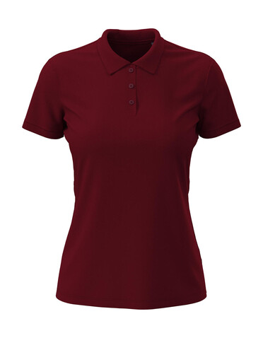 Stedman Lux Polo Women, Bordeaux, XL bedrucken, Art.-Nr. 500054466
