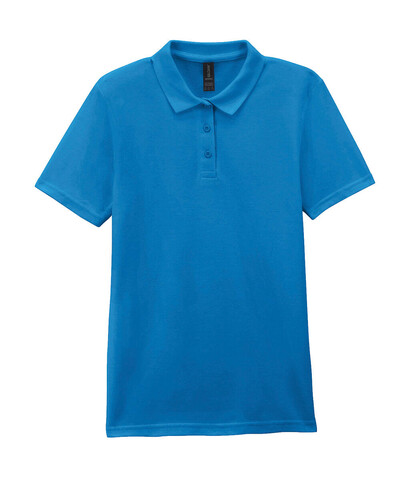 Gildan Softstyle Women`s Pique Polo, Sapphire, M bedrucken, Art.-Nr. 500093294