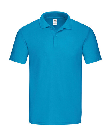 Fruit of the Loom Original Polo, Black, L bedrucken, Art.-Nr. 502011015