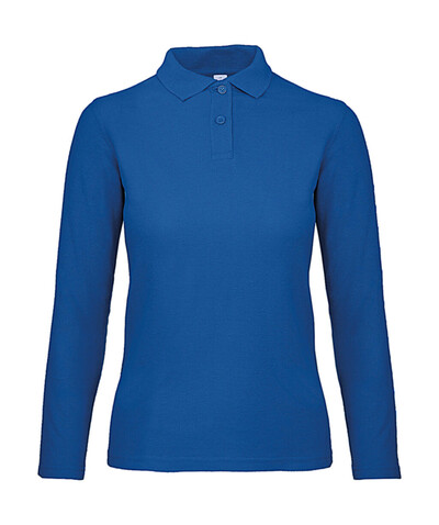 B &amp; C ID.001 LSL /women Polo, Royal Blue, S bedrucken, Art.-Nr. 503423003