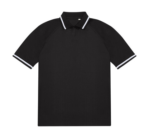 B &amp; C Active Polo, Black, 2XL bedrucken, Art.-Nr. 504421016