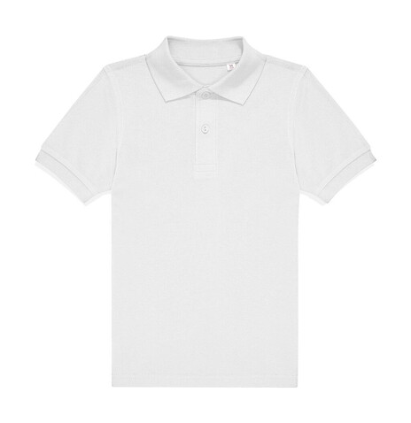 B &amp; C MY POLO 180 /kids, White, 12/13 (152/164) bedrucken, Art.-Nr. 505420007