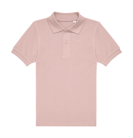 B &amp; C MY POLO 180 /kids, Blush Pink, 12/13 (152/164) bedrucken, Art.-Nr. 505424467
