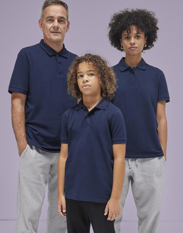 B &amp; C MY POLO 180 /kids, Blush Pink, 12/13 (152/164) bedrucken, Art.-Nr. 505424467