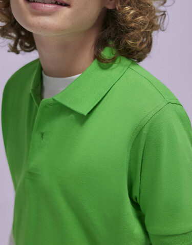 B &amp; C MY POLO 180 /kids, Sport Grey, 5/6 (110/116) bedrucken, Art.-Nr. 505421254