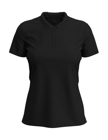 Stedman Stretch Polo for women, Black Opal, M bedrucken, Art.-Nr. 511051024