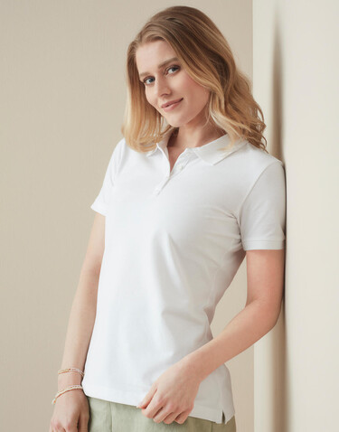 Stedman Stretch Polo for women, Black Opal, M bedrucken, Art.-Nr. 511051024