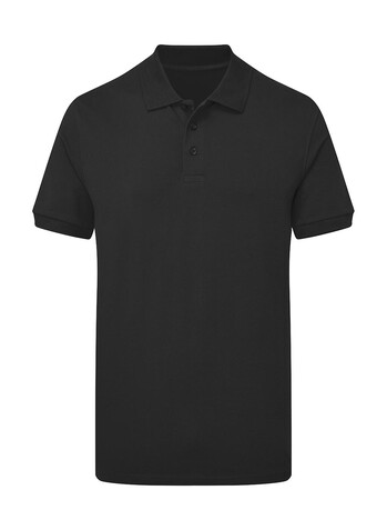 SG Signature Tagless Polo Stretch Men, Dark Black, M bedrucken, Art.-Nr. 511521044