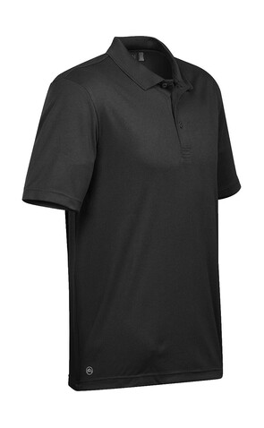 StormTech Endurance HD Polo, Black/Dolphin, 5XL bedrucken, Art.-Nr. 515181818