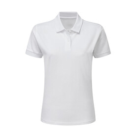 SG Cotton Polo Women, White, XS bedrucken, Art.-Nr. 513520002