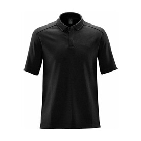 StormTech Endurance HD Polo, Black/Dolphin, S bedrucken, Art.-Nr. 515181811