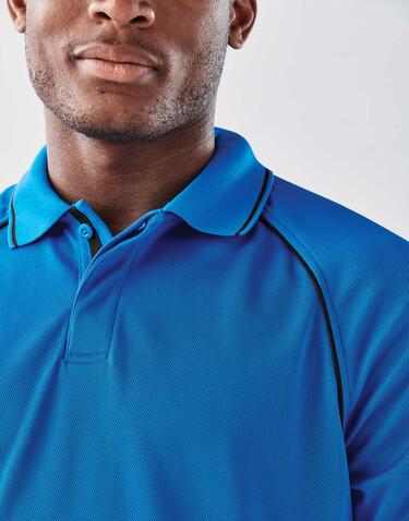 StormTech Endurance HD Polo, Black/Dolphin, S bedrucken, Art.-Nr. 515181811