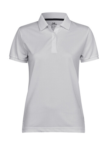 Tee Jays Womens Club Polo, White, M bedrucken, Art.-Nr. 515540004