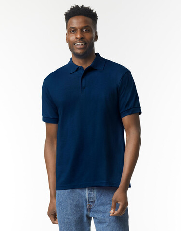 Gildan DryBlend Adult Jersey Polo, White, M bedrucken, Art.-Nr. 520090004
