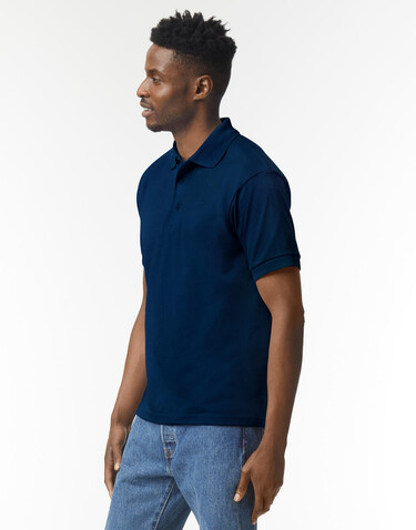 Gildan DryBlend Adult Jersey Polo, White, M bedrucken, Art.-Nr. 520090004